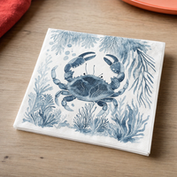 Șervețele pentru decupaj cu motive marine – crab