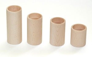 set 4 sfesnice rotunde din lemn ro mxh2703