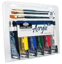 set acrilic artist paint royal langnickel 9 piese ro rlgacr120 6b
