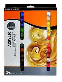 set acrilic daler rowney 24 x 12ml ro dlr126500024