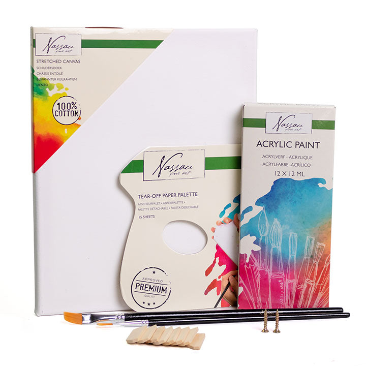 set acrilic nassau pentru incepatori