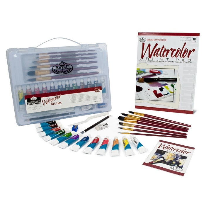 set acuarele essentials intr o valiza 25 piese ro rlgrset art3203