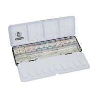 Set acuarele în cutie metalică Schmincke HORADAM, 12 x 1/2 godete cu spațiu suplimentar
