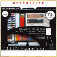 set artistic daler rowney cu sevalet ro dlr196500604