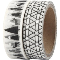 set benzi washi deer and pattern