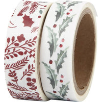 set benzi washi holly and branches