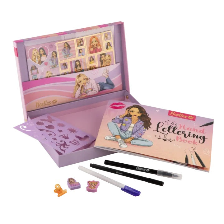 set besties pentru caligrafie inclusiv caiet de lucru 32 pagini
