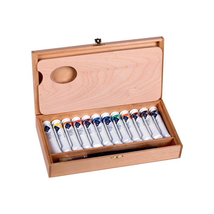 set cadou pictura in ulei master class 14 bucati ro nvp1143003