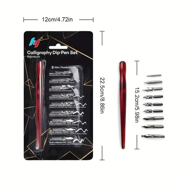 set caligrafie 10 buc ro calhy m