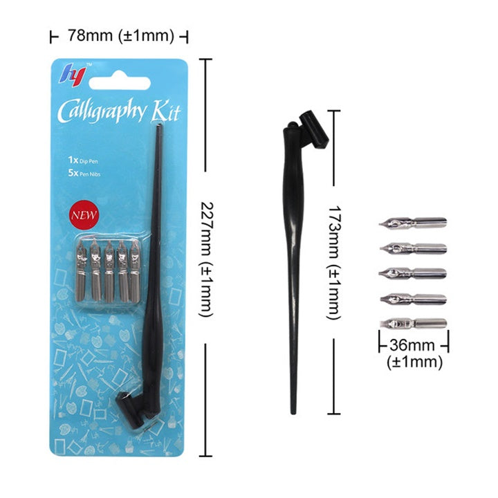 set caligrafie 6 buc ro calhy 0016