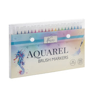 set carioci acuarela 20 bucati si pensula ro rmsar0511 ge