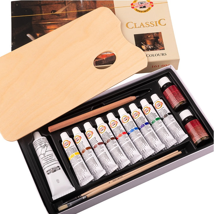 set clasic de vopsele in ulei ro khn16160400000