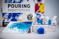 Set complet Pebeo pentru pouring – 47 piese
