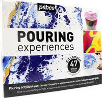 Set complet Pebeo pentru pouring – 47 piese