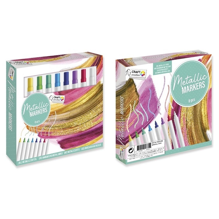 set craft sensations marker metalic 8 bucati ro rmscr1062ge