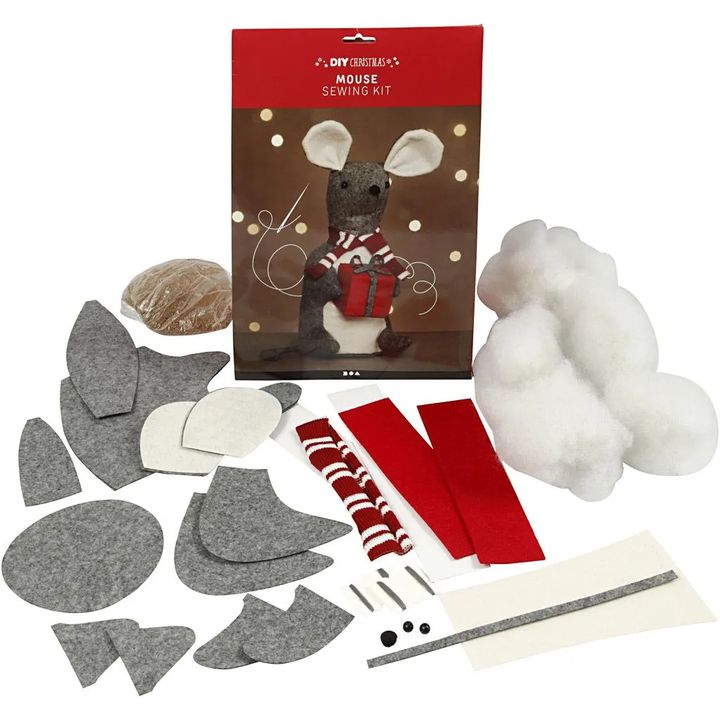 set creativ șoricel de craciun