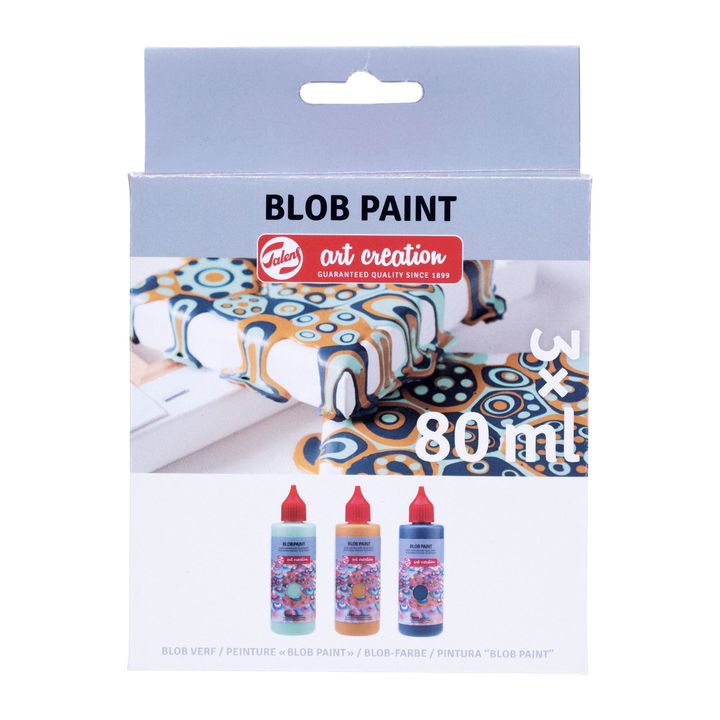 set creativ art creation blob paint menta 3 x 80 ml ro rtl428900002