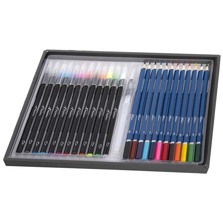 set creativ de acuarela 25 buc
