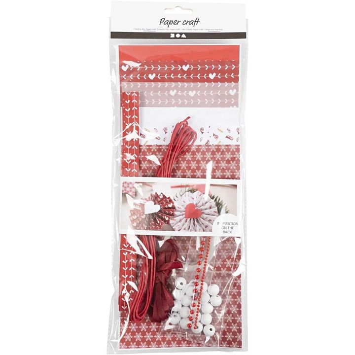 set creativ din hartie pentru decorare