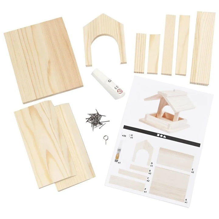 set creativ din lemn birdhouse ro cch57968