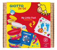 Set creativ GIOTTO be-bè My Little Feet pentru amprente de mâini și picioare – 5 buc