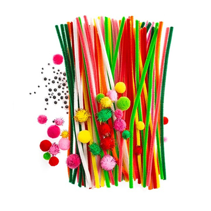 set creativ pentru artizanat rainbow 128 buc ro dpckszk 032