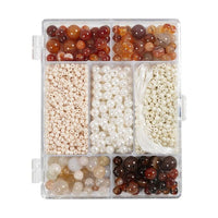set creativ pentru confectionarea bijuteriilor mix brown ro cch977792