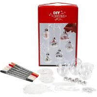 set creativ pentru fabricarea globurilor de craciun