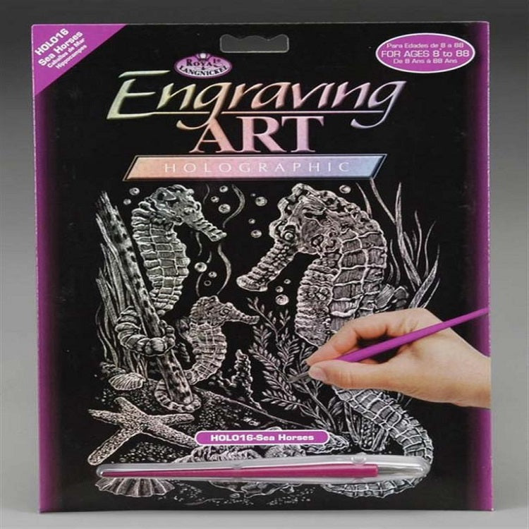 set creativ pentru gravura a4 calut de mare ro rlgholo16