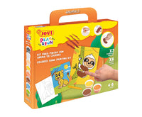 Set creativ pentru pictură cu nisip JOVI Play&Fun Animale – 12 piese