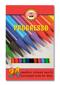 set creioane pastel progresso 24 piese ro khn8758