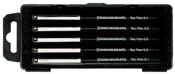 set creioane tehnice standardgraph 5 buc ro len61041
