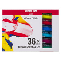 set culori acrilice amsterdam dream and create 36 x 20 ml ro rtl17820437