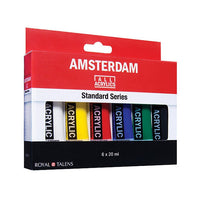 set culori acrilice amsterdam standard 6 x 20 ml ro rtl17820406