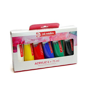 set culori acrilice artcreation essentials 6 x 75 ml ro rtl3582806m