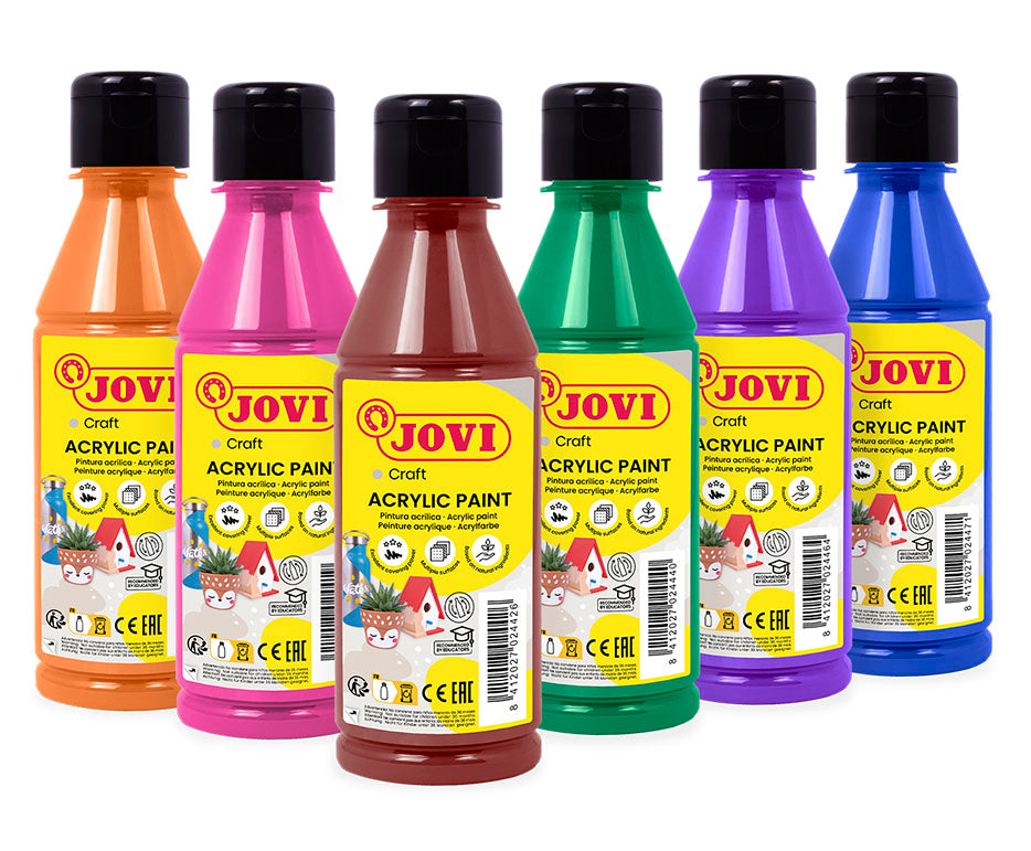 Set culori acrilice JOVI Jovidecor 6 x 250 ml – varianta B