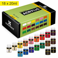 Set culori acrilice Kompozit STANDART 18 x 20 ml