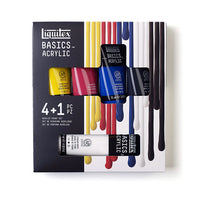 set culori acrilice liquitex basics 4x75 ml 1x118ml ro liq3699301