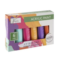 set culori acrilice nassau 6x120ml trendy colours
