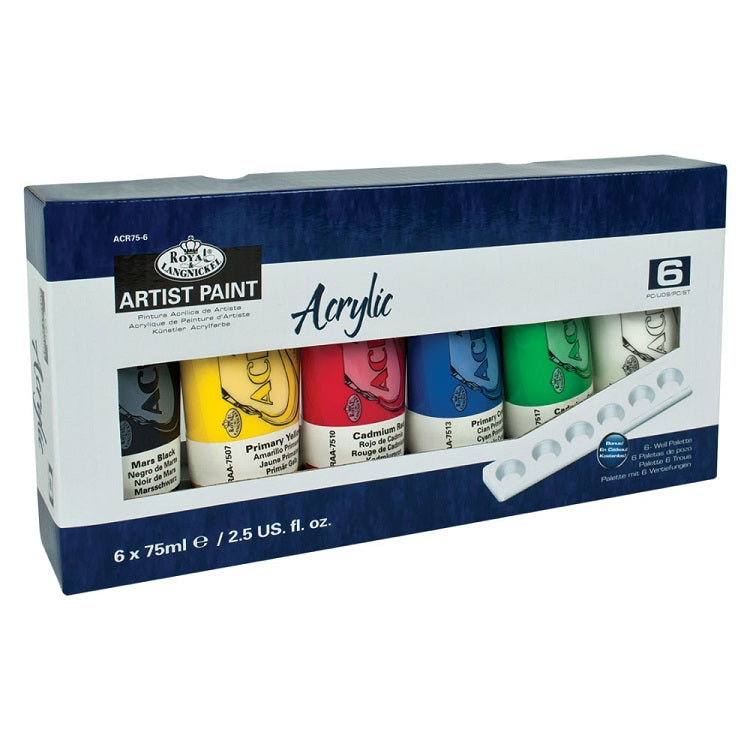 set culori acrilice royal langnickel essentials 7 piese ro rlgarcr75 6
