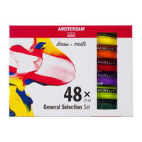 Set culori acrilice ROYAL TALENS Amsterdam General Selection 48 x 20 ml