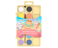Set culori acuarelă JOVI Kawaii 22 mm - 12 buc cu pensulă