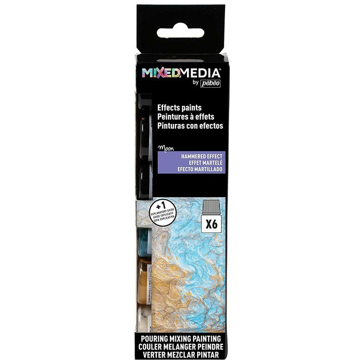 set culori mixed media pebeo moon 6 x 20ml ro pbo754567