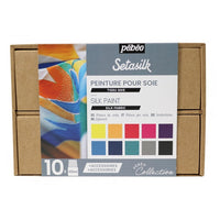 set culori pebeo pentru matase setasilk 10x45 ml ro pbo758485