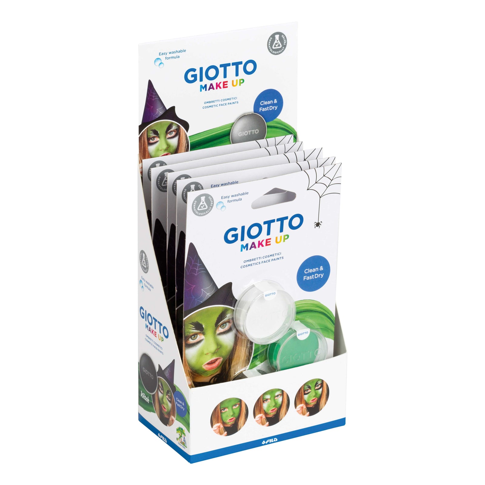 Set culori pentru pictură pe față GIOTTO Vrăjitoare 3 x 5 ml