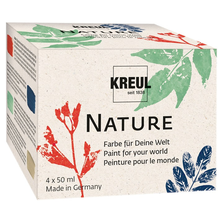 set culori pentru sticla nature kreul 4 buc ro krl49440