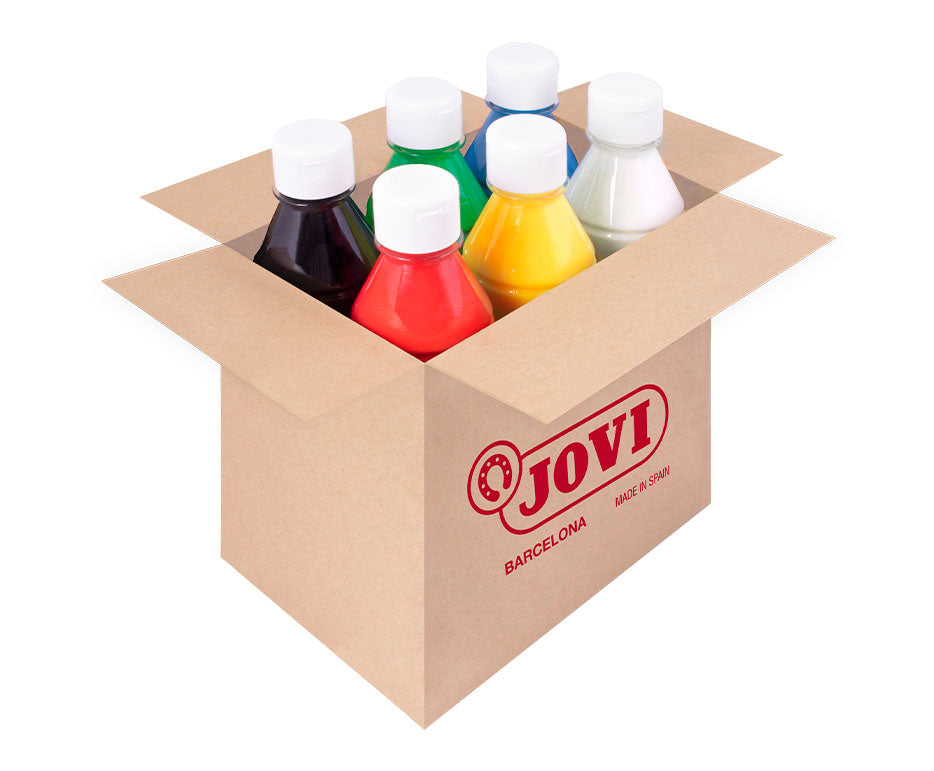 Set culori tempera JOVI Premium 6 x 250 ml – varianta A