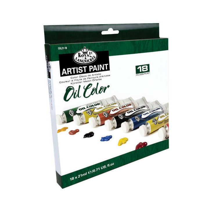 set culori ulei royal langnickel 18x21 ml ro rlgoil21 18