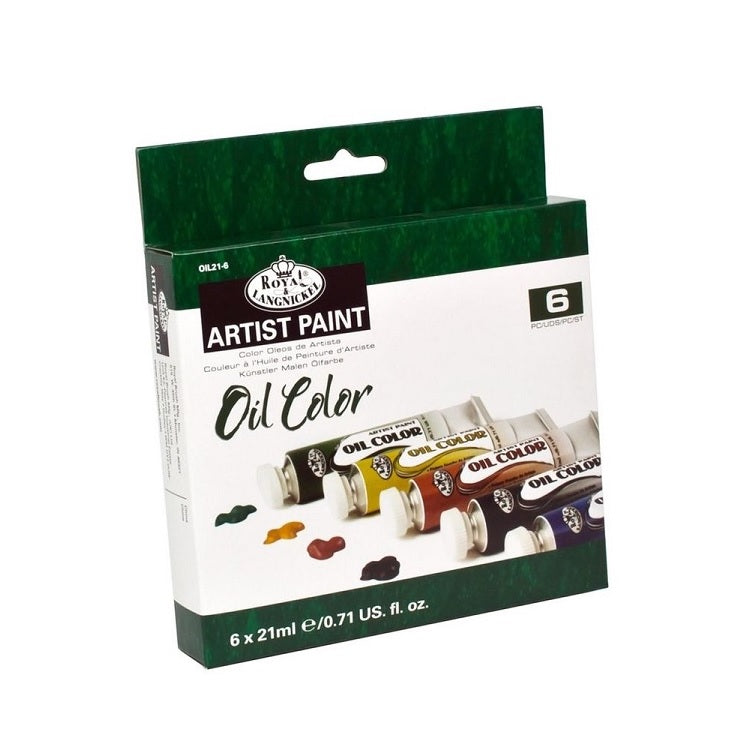 set culori ulei royal langnickel 6x21 ml ro rlgoil21 6