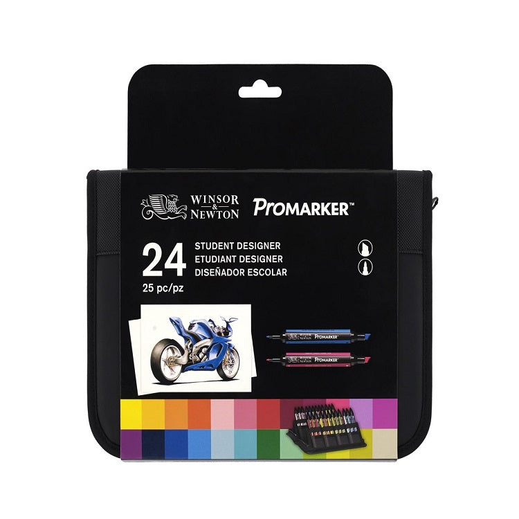 set de 25 markere winsor newton promarkers intr un penar ro wnn0290030